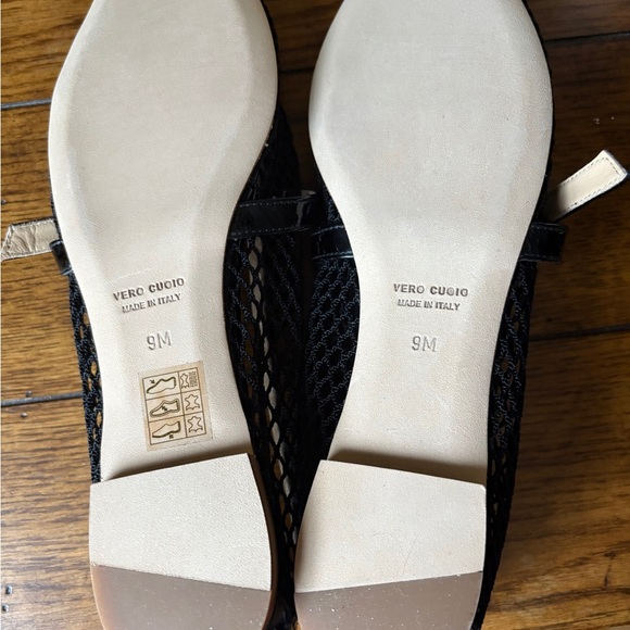 Sesto Meucci Black Mesh Flats with Elegant Design - Picture 5 of 6